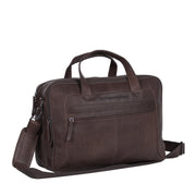 Laptoptas Ryan 17.3 inch leder bruin Chesterfield
